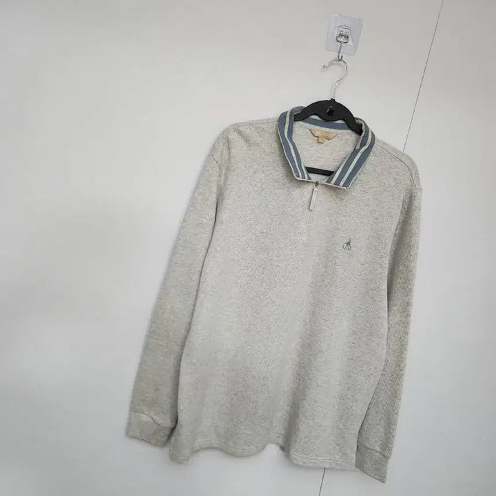 [SOLD OUT] [빈폴] 110 남 반집업맨투맨 하프집업맨투맨