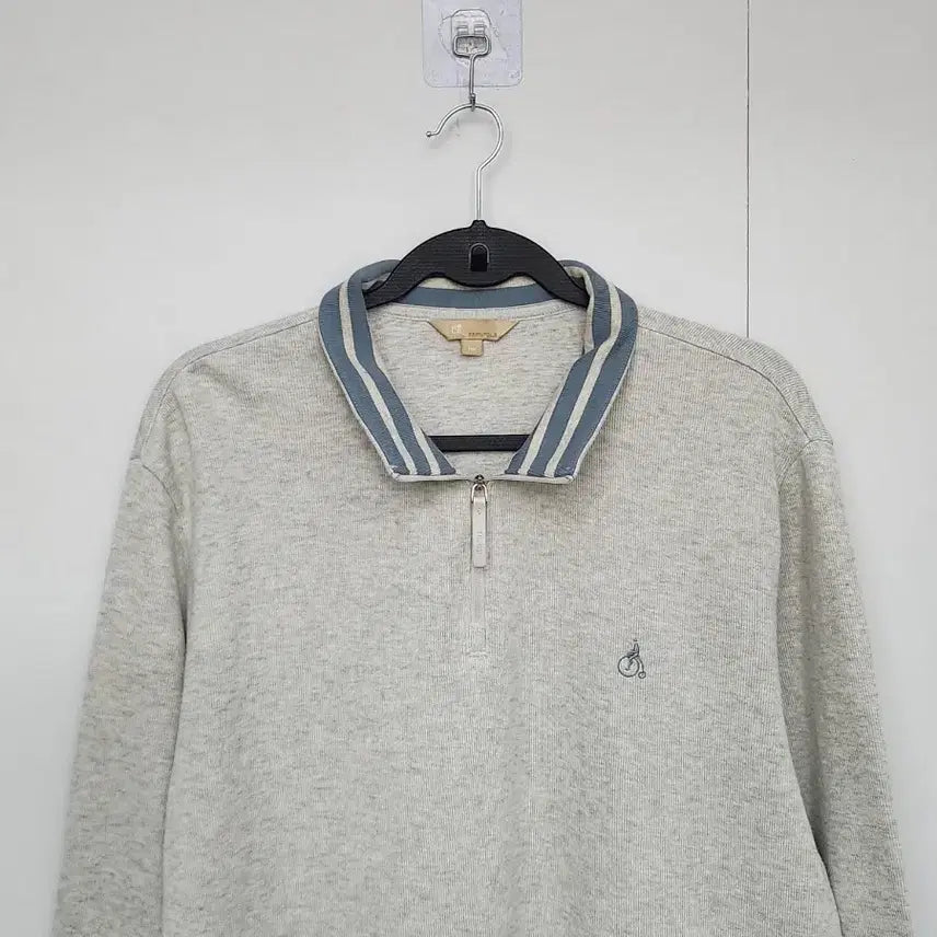[SOLD OUT] [빈폴] 110 남 반집업맨투맨 하프집업맨투맨
