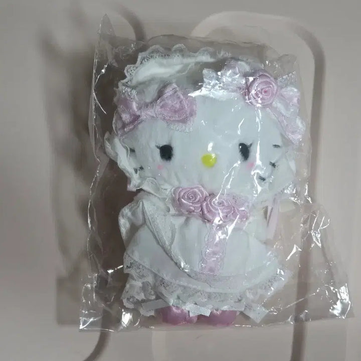 [BUNJANG] Sanrio Hello Kitty White Frill Wedding Mascot / 산리오 화이트프릴 웨딩 마스코트  헬로키티 새상품
