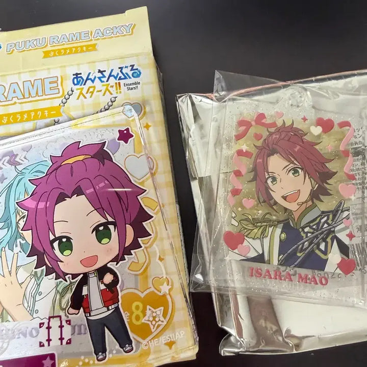 [BUNJANG] Ensemble Stars Isara Mao Corotto Keyring Bundle Set / 이사라 마오 키링 코롯토