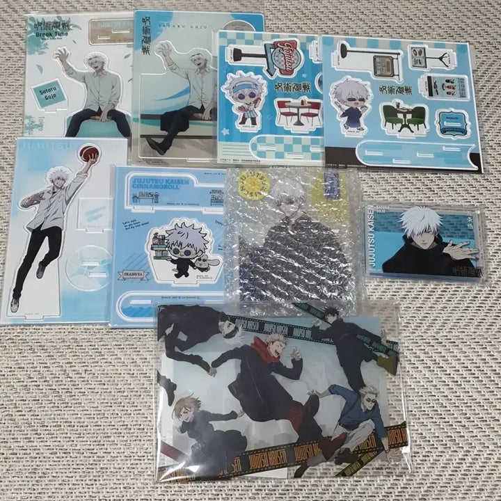 [BUNJANG] Jujutsu Kaisen Gojo Satoru Acrylic Block Bundle / 사진 일괄) 고죠 사토루 위주 아크릴류 일괄 양도