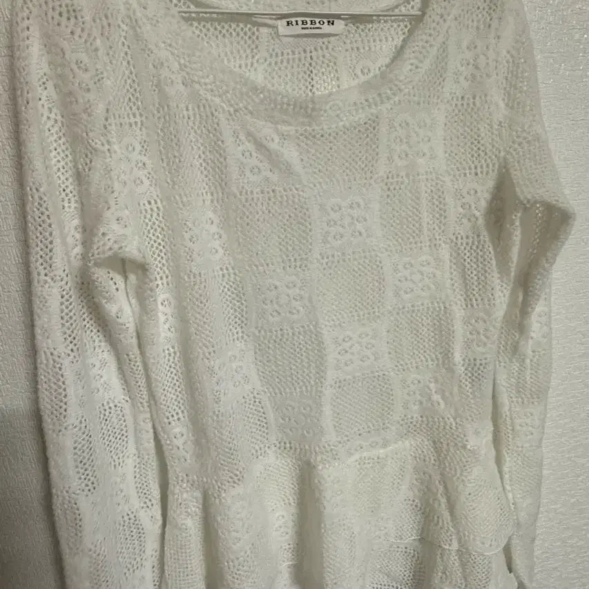 [BUNJANG] White Layered Knit / 화이트 레이어드 니트