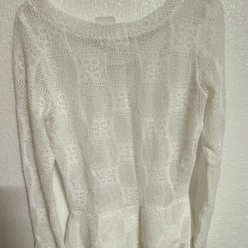 [BUNJANG] White Layered Knit / 화이트 레이어드 니트