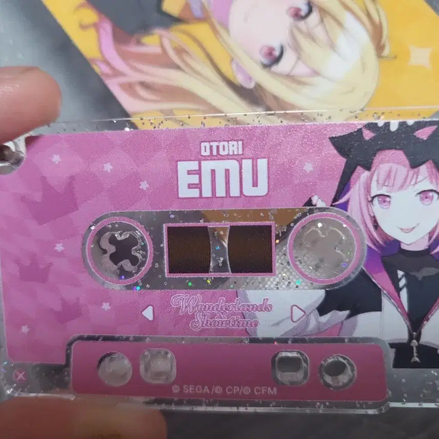 [BUNJANG] Project Sekai Otori Emu Cassette Keyring / 프로세카 팝업 오오토리 에무 카세트 키링
