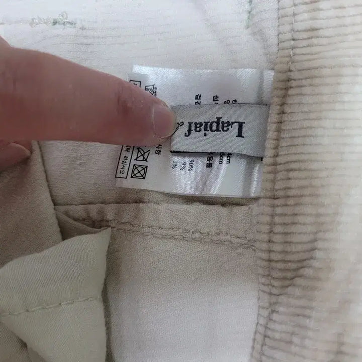 [BUNJANG] Beige Corduroy Pants / 베이지 코듀로이 팬츠