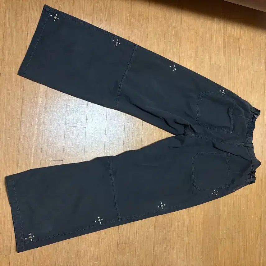 [BUNJANG] Politedu Rivet Goshima Pants Vintage Charcoal / [1]폴리테루 리벳 고시마 팬츠 빈티지 차콜