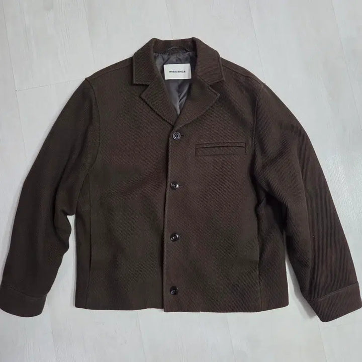 [BUNJANG] INSILENCE Brown Twill Big Jacket S / 인사일런스 브라운 빅 트윌 자켓 S