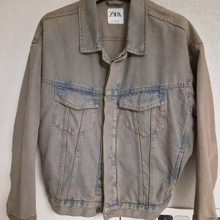 [BUNJANG] ZARA Vintage Mud Washing Denim Jacket / 자라 빈티지 머드 워싱 데님 자켓