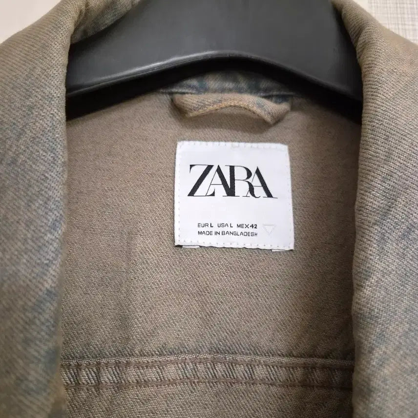 [BUNJANG] ZARA Vintage Mud Washing Denim Jacket / 자라 빈티지 머드 워싱 데님 자켓