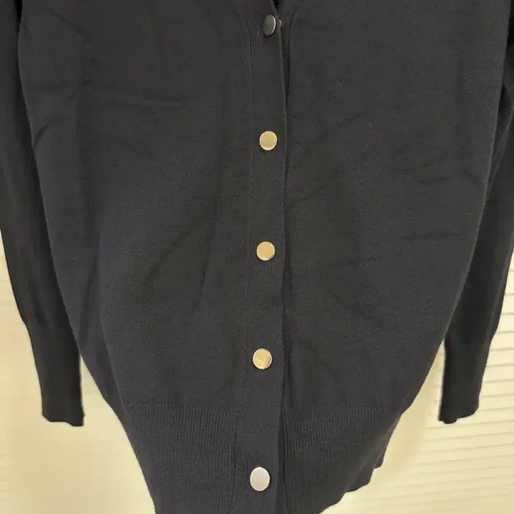 [BUNJANG] ZARA Black Gold Button Knit Cardigan S / ZARA 자라 블랙 골드버튼 니트 가디건 S