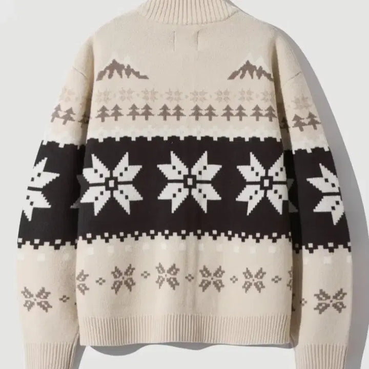 [BUNJANG] Dimitri Black Nordic Cardigan XL / 디미트리블랙 노르딕 가디건 XL
