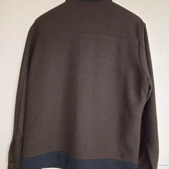 [SOLD OUT] COS 네이비 브라운 배색 울자켓