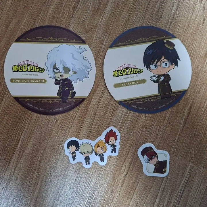 [BUNJANG] My Hero Academia Animate Cafe Collaboration Coaster and POB Bundle Set / 애니메이트 콜라보 나의 히어로 아카데미아 카페 코스터 및 특전 일괄