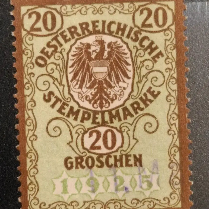 [BUNJANG] Austria Eagle Crest Stamps Bundle Set / (3관/A20) 1920년 오스트리아 독수리 문위 보통일괄(A2)저렴