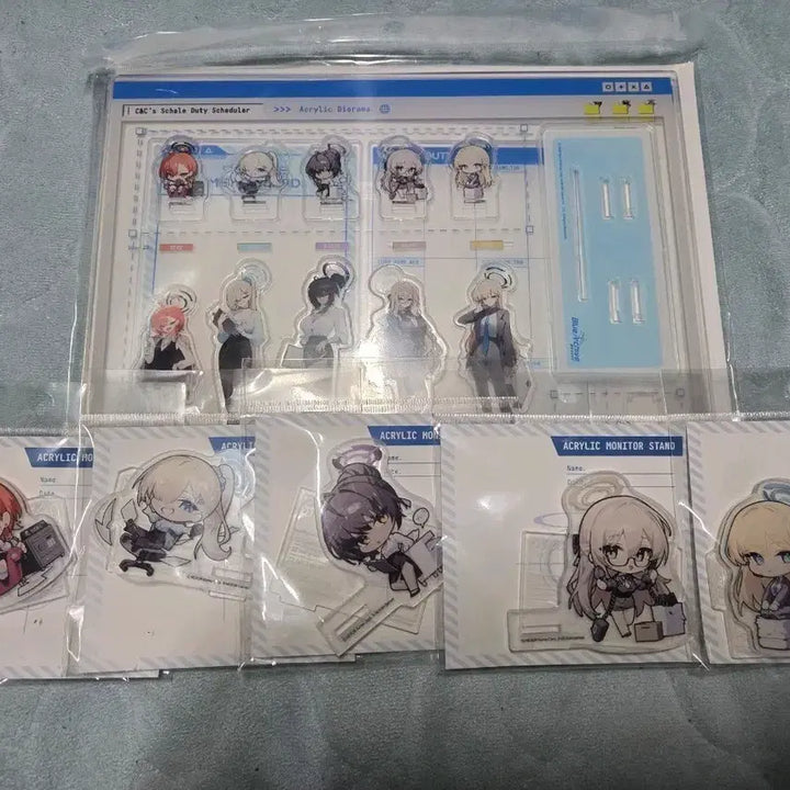 [BUNJANG] Blue Archive C&amp;C Acrylic Stand Bundle / 원가)블루아카이브 애니메이트 C&amp;C 콜라보 상품 일괄