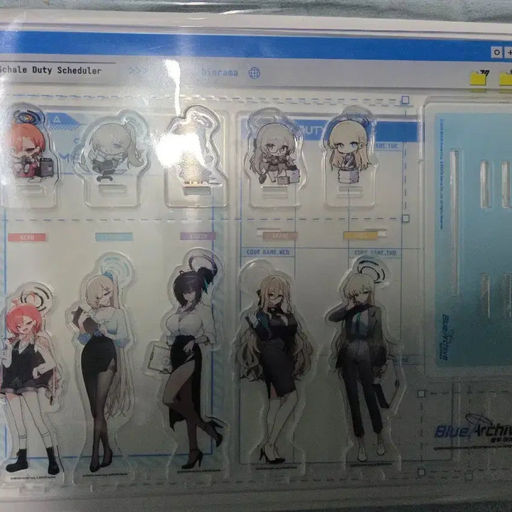 [BUNJANG] Blue Archive C&amp;C Acrylic Stand Bundle / 원가)블루아카이브 애니메이트 C&amp;C 콜라보 상품 일괄
