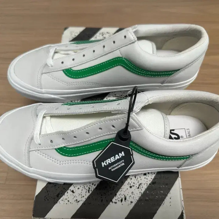 [BUNJANG] Vans Vault OG Style 36 LX Leather Green / 반스 레더 볼트 OG 스타일 36 LX 그린 280 28