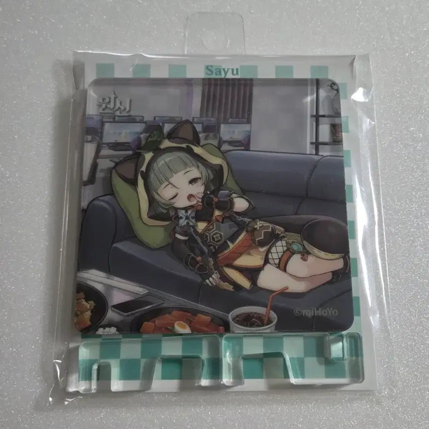 [BUNJANG] Genshin Impact PC Acrylic Block Sayu / 원신pc 아크릴블록 사유