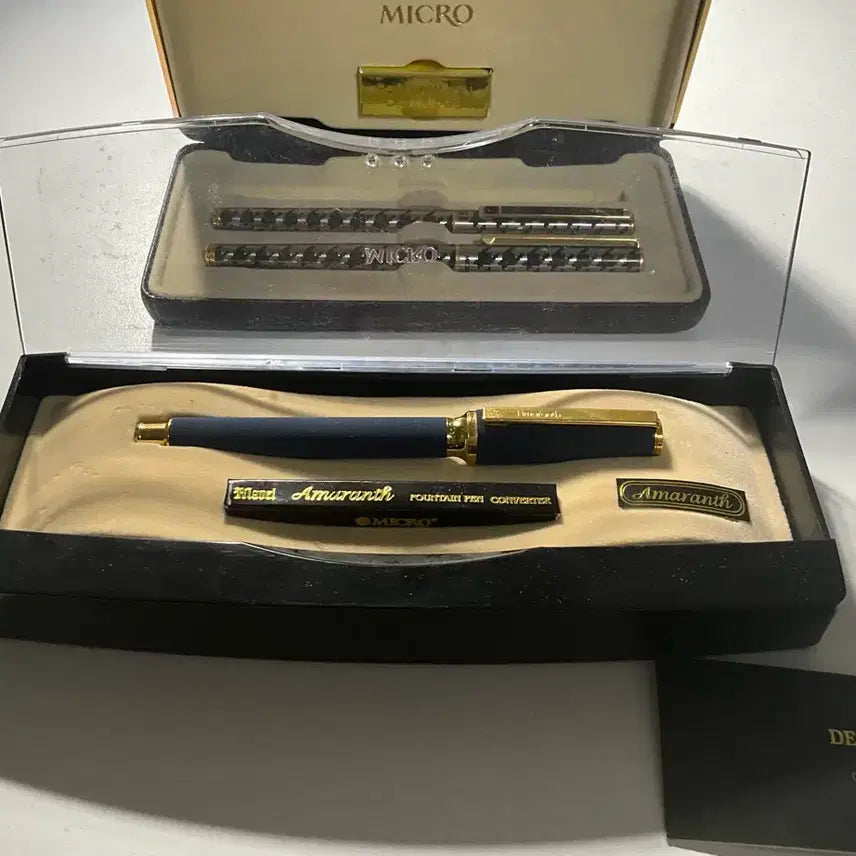 [BUNJANG] Micro Amaranth &amp; MIT Ceramic Pen Fountain Pen Set / 마이크로 만년필 세트 샤프