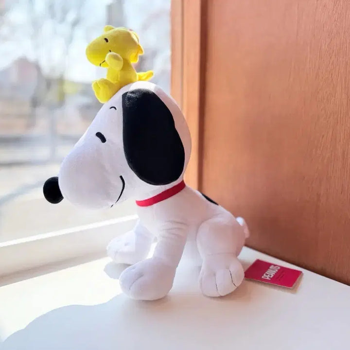 [BUNJANG] Snoopy &amp; Woodstock Plush Toy (37cm) / 일본 피넛츠 머리위 우드스탁 snoopy 스누피 인형 37cm