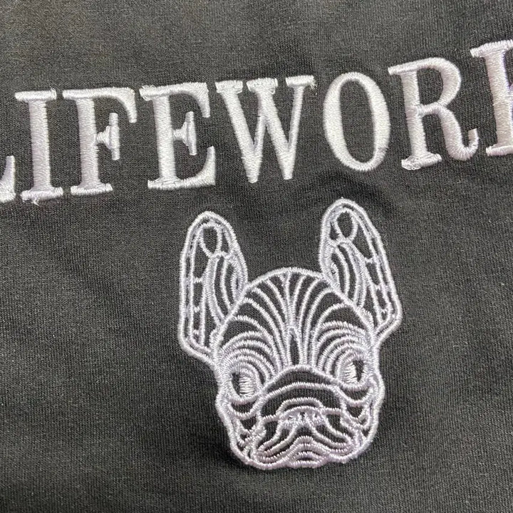 [BUNJANG] Life Work Dog Set - Black - Apparel Set / 라이프워크 강아지 상하의 세트 M(95),  XL(105) 새상품