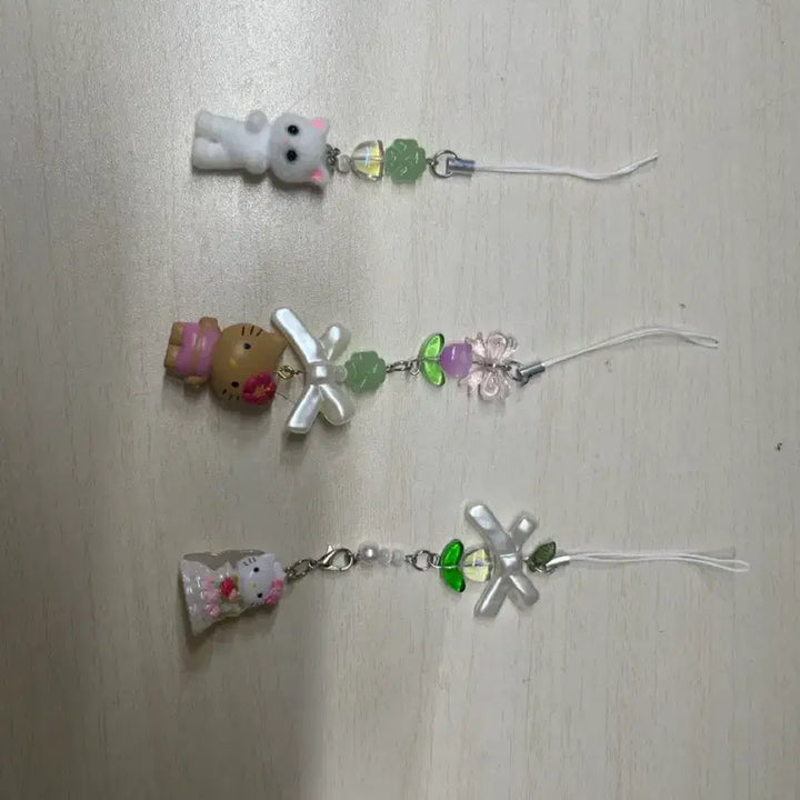 [BUNJANG] Kitty Cat Keyring Bundle Set / 태닝키티,신부키티,고양이키링 일괄 판매 합니다