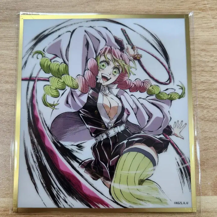 [BUNJANG] Demon Slayer Mitsuri Kanroji Acrylic Shikishi / 귀멸의칼날 웹샵쿠지 무한성편 아크릴색지 C40 칸로지 미츠리