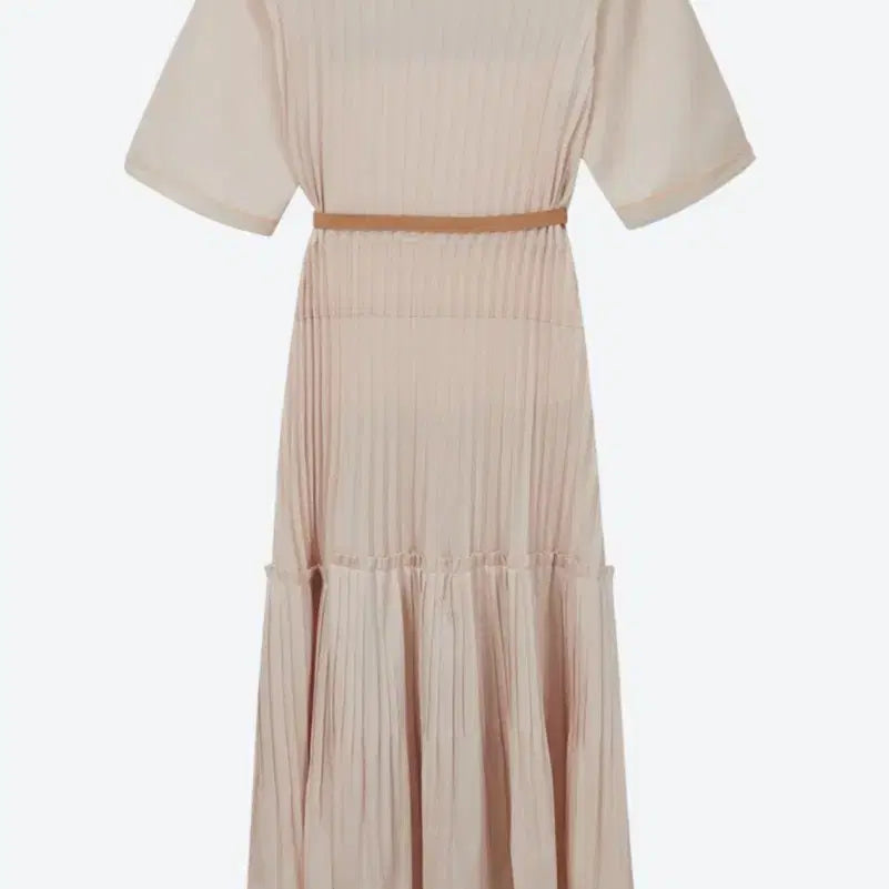 [BUNJANG] Mine Pleated Long Dress Rose Beige / 마인 새상품 플리츠 원피스 76 (낙낙함)