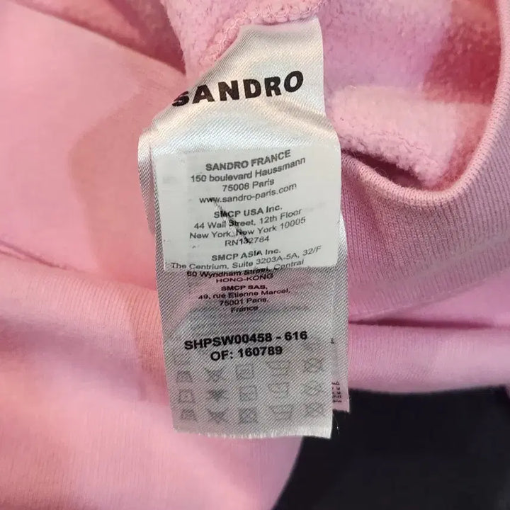 [BUNJANG] Sandro Pink Hoodie / 산드로 핑크 후드티