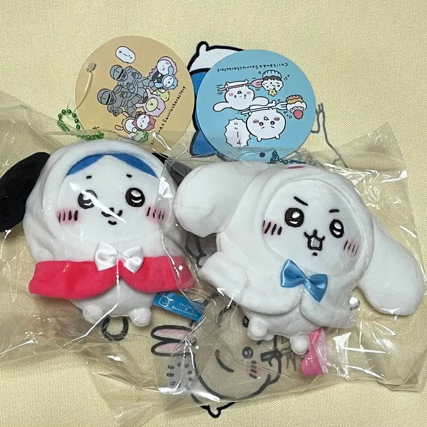 [BUNJANG] Sanrio Characters Cinnamoroll Chiikawa Pochacco Hachiware Mascot Bundle Set / 일괄) 시나모롤 치이카와, 포챠코 하치와레 산리오 마스코트 인형