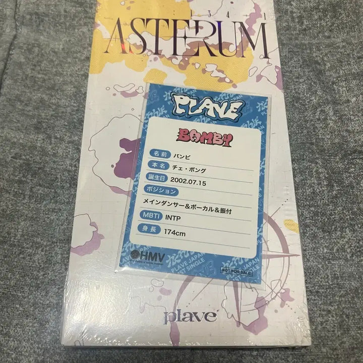 [SOLD OUT] 플레이브 일본 카쿠렌보 HMV 프로필카드 밤비 앨범 일괄 MBTI