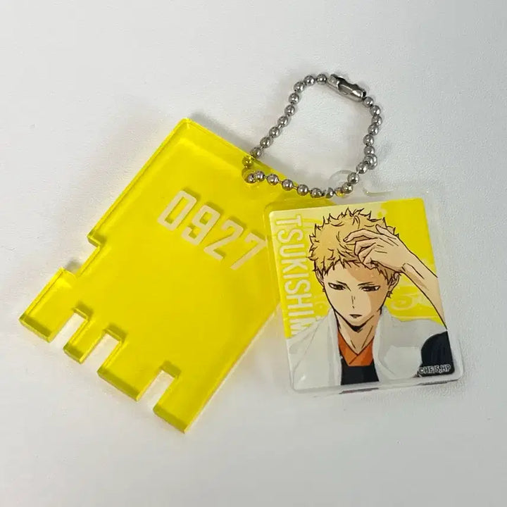 [BUNJANG] Haikyu Tsukishima Kei Rakusupa Acrylic Keyring / 하이큐 츠키시마 케이 라쿠스파 아크릴 키링 양도