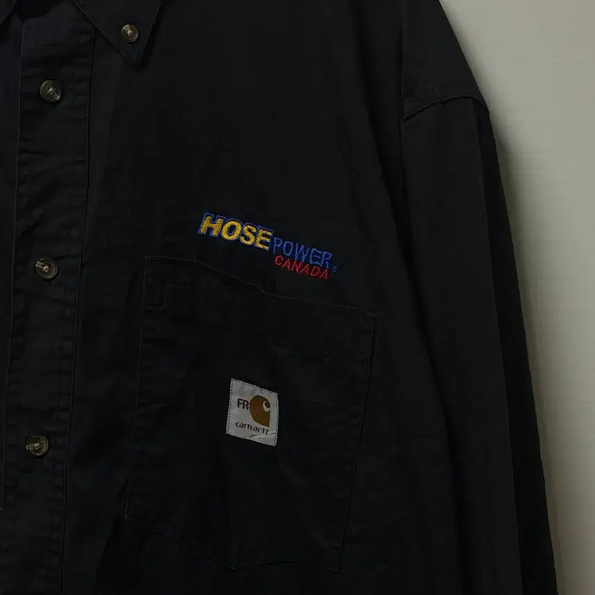 [BUNJANG] Carhartt FR One Pocket Long Sleeve Shirt / 칼하트FR 원포켓 긴팔셔츠 L