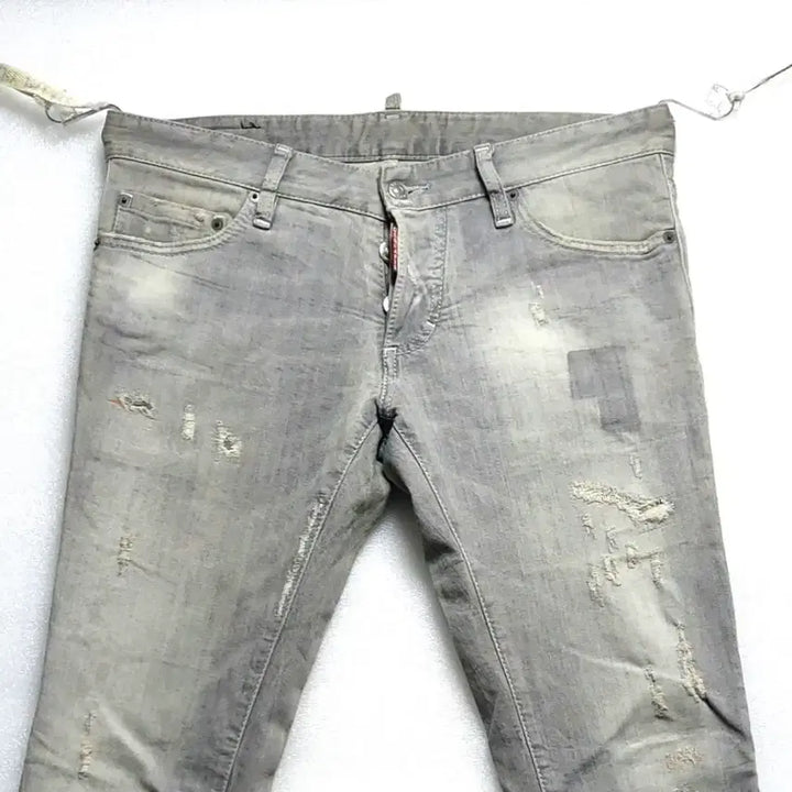 [BUNJANG] Dsquared2 Vintage Wash Grey Jeans (Size 48/34) / 디스퀘어드 청바지48(34)빈티지 워싱/그레이진