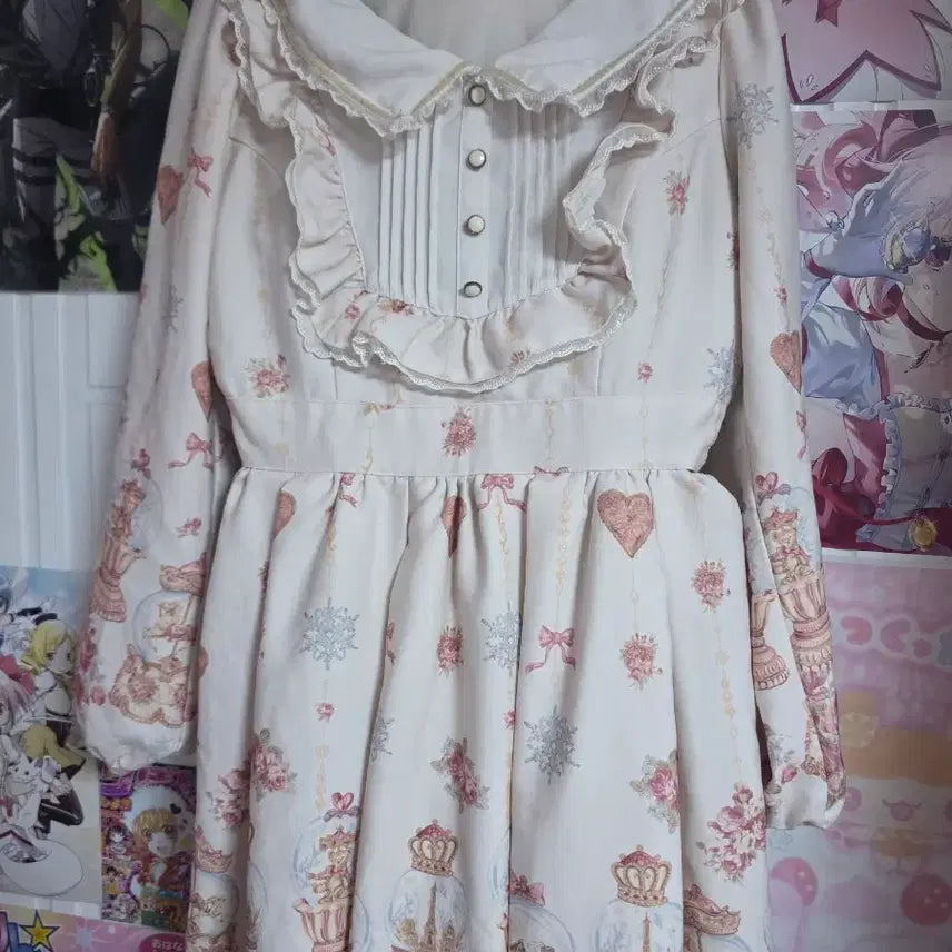 [BUNJANG] Liz Lisa Latte Vintage Dress / 고전 리즈리사 라떼깔 빈티지 원피스
