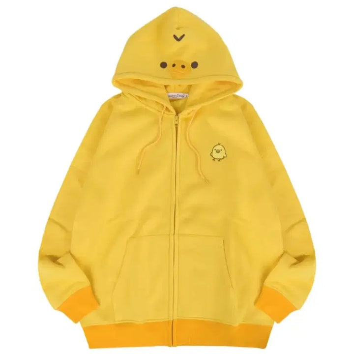[SOLD OUT] 산엑스 리락쿠마 키이로이토리 다이어리 후드집업 L사이즈