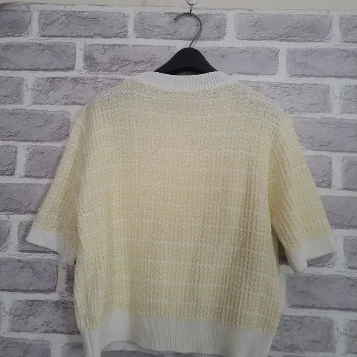 [SOLD OUT] 옐로우 트위드반팔 가디건/알뜰한여우