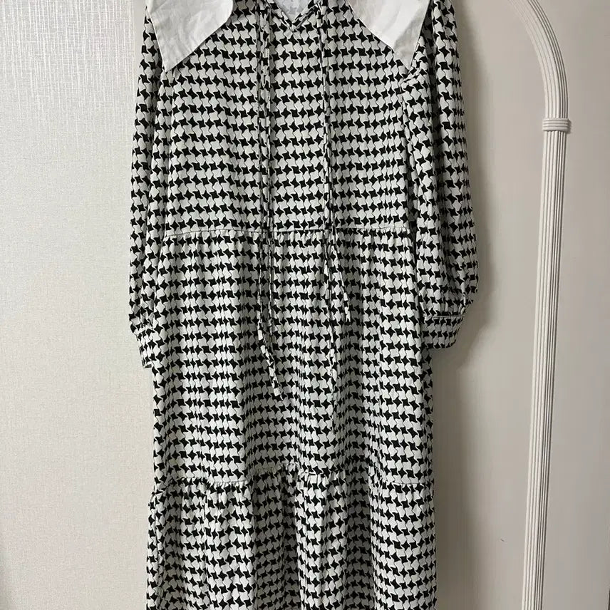 [BUNJANG] Checkered Shirt Dress (Size 66) / 체크 셔츠 원피스 66사이즈