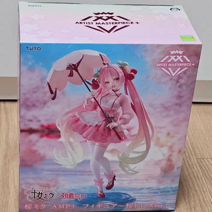 [BUNJANG] Hatsune Miku Sakura Dress Figure / 사쿠라 미쿠 피규어 AMP+ 사쿠라 드레스 타이토