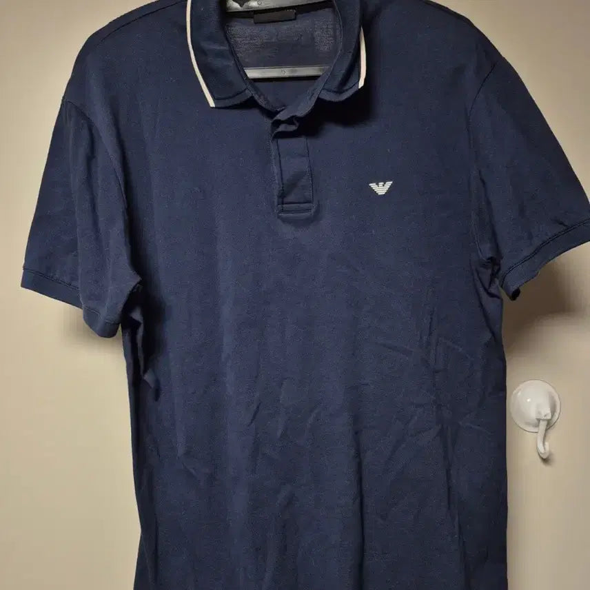 [BUNJANG] Emporio Armani Navy Polo Shirt / 엠포리오 알마니 정품 반팔 티셔츠 100사이즈 판매합니다