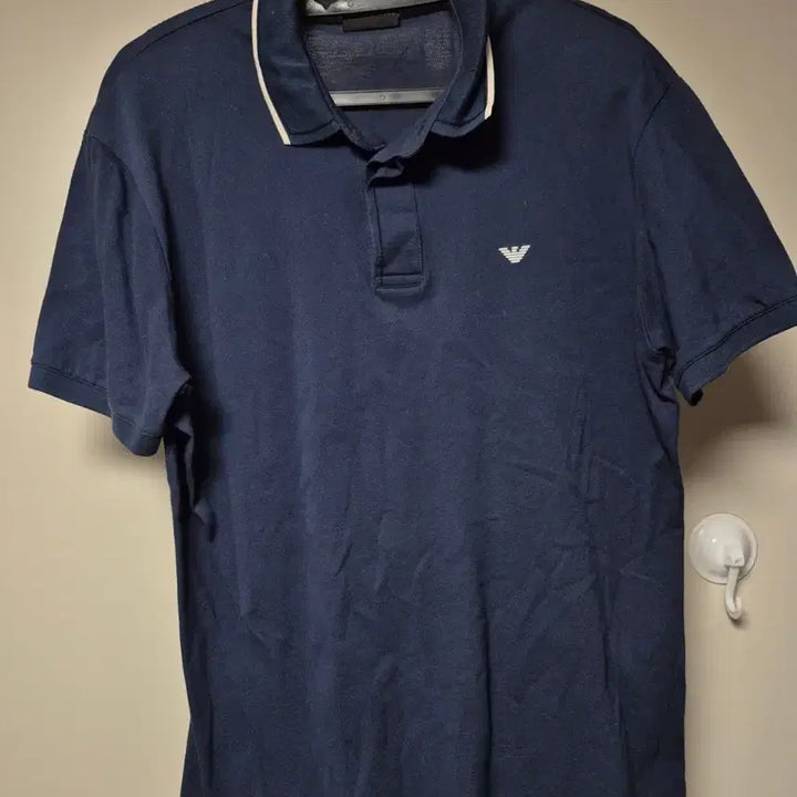 [BUNJANG] Emporio Armani Navy Polo Shirt / 엠포리오 알마니 정품 반팔 티셔츠 100사이즈 판매합니다