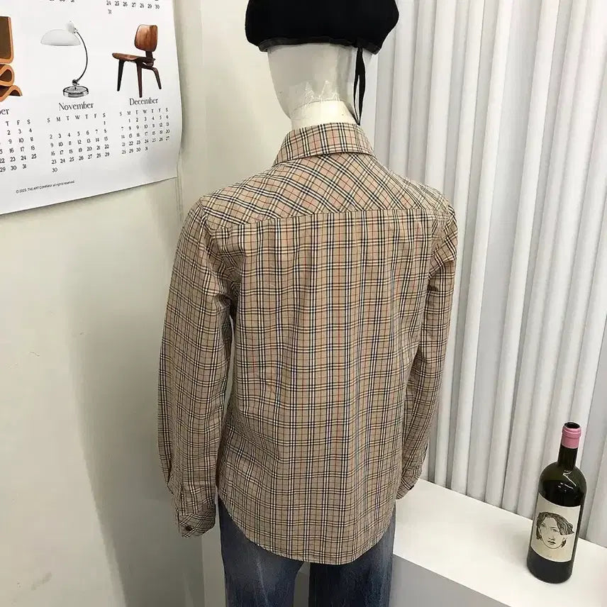 [BUNJANG] Burberry Blue Label Nova Check Shirt / 버버리 블루라벨 노바체크 셔츠