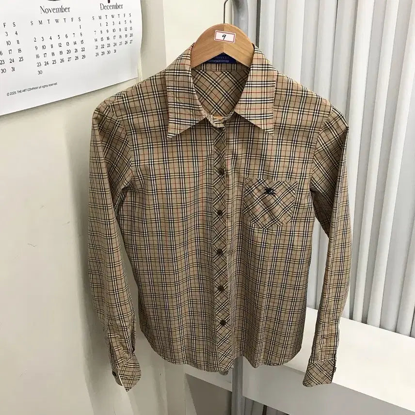 [BUNJANG] Burberry Blue Label Nova Check Shirt / 버버리 블루라벨 노바체크 셔츠