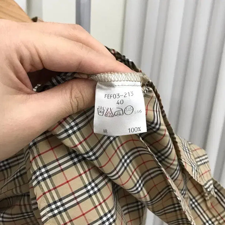 [BUNJANG] Burberry Blue Label Nova Check Shirt / 버버리 블루라벨 노바체크 셔츠