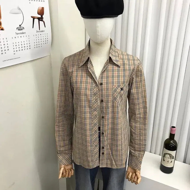 [BUNJANG] Burberry Blue Label Nova Check Shirt / 버버리 블루라벨 노바체크 셔츠