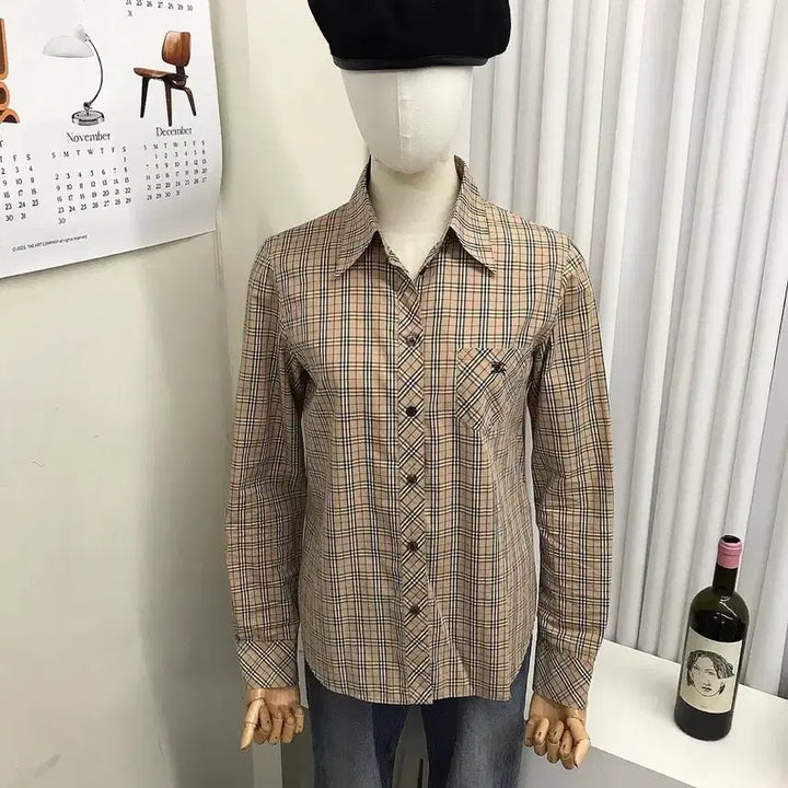[BUNJANG] Burberry Blue Label Nova Check Shirt / 버버리 블루라벨 노바체크 셔츠