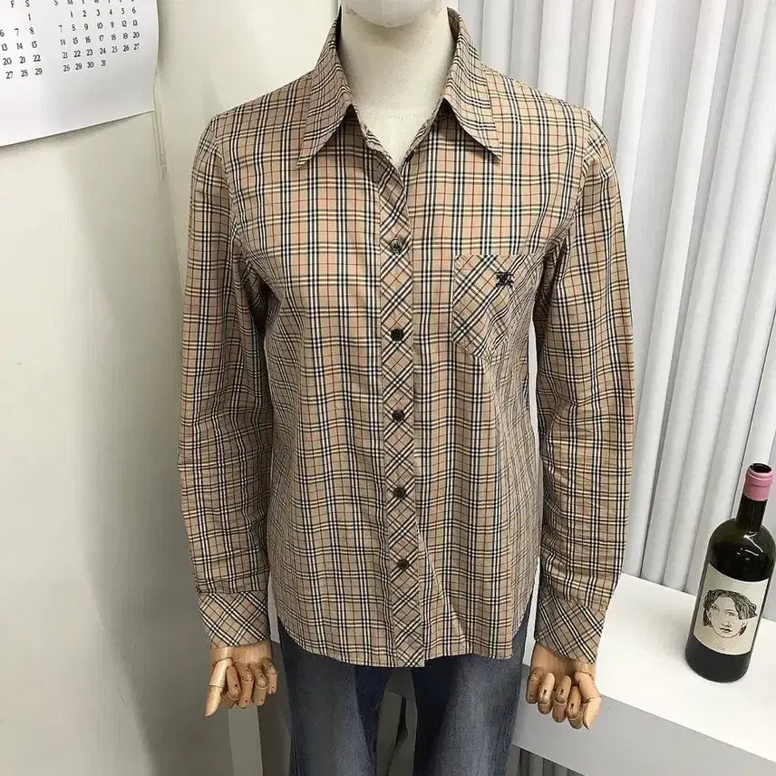 [BUNJANG] Burberry Blue Label Nova Check Shirt / 버버리 블루라벨 노바체크 셔츠