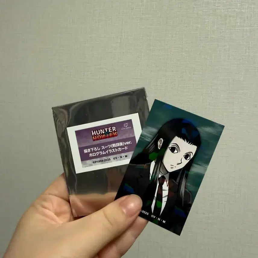 [BUNJANG] Jump Shop Hunter x Hunter Illumi Hologram Card / 새상품) 점프샵 헌터헌터 이르미 홀로그램 카드