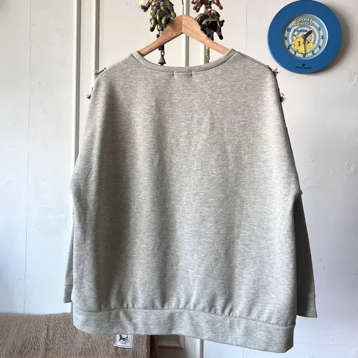 [BUNJANG] Anna Days Native Tassel Oversized Sweatshirt / 일본 빈티지 네이티브 에스닉 테슬 트리밍 오버사이즈 스웻셔츠 맨투맨