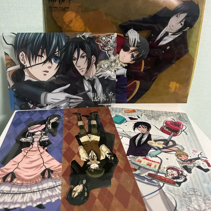 [BUNJANG] Black Butler Bundle Set Clear Files, Posters / 일괄) 흑집사 굿즈 일괄